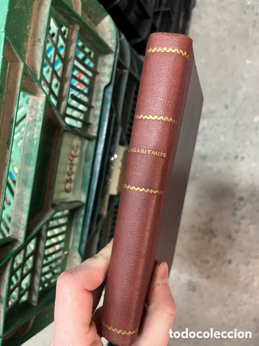 Libri di seconda mano: Esco42 TABLAS DE LOS LOGARITMOS VULGARES D. VICENTE VAZQUEZ QUEIPO