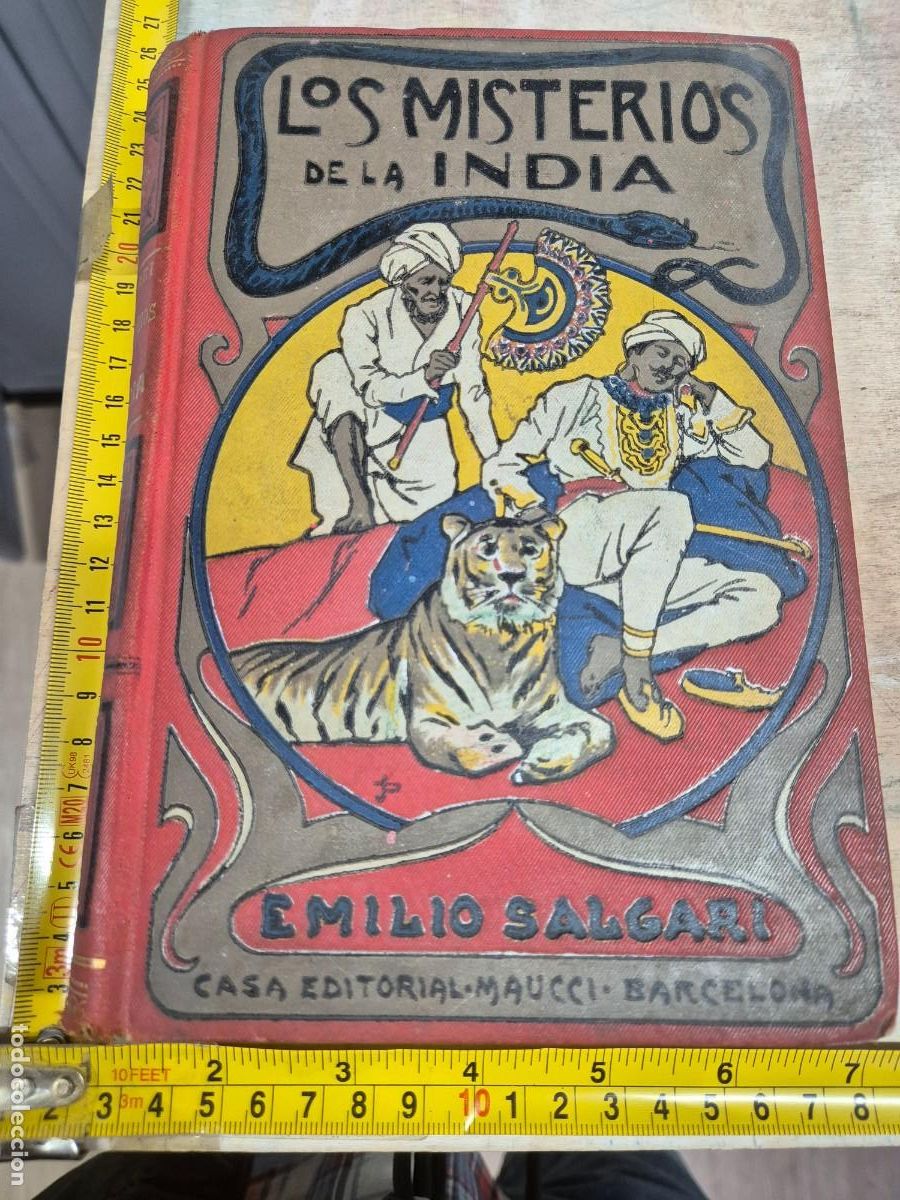 Libros de segunda mano: Libro encuadernado los misterios de la India 1911 - Foto 1