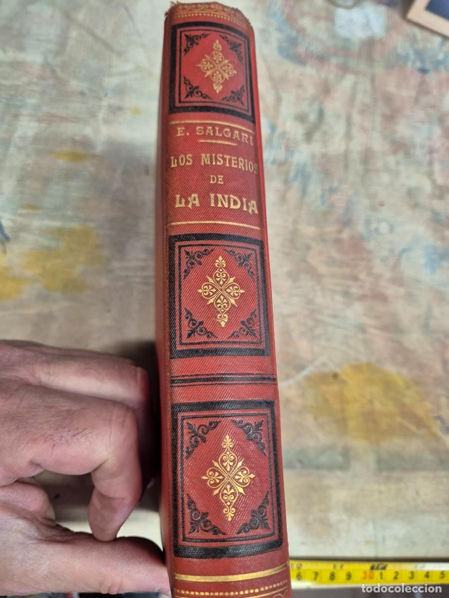 Libros de segunda mano: Libro encuadernado los misterios de la India 1911 - Foto 3