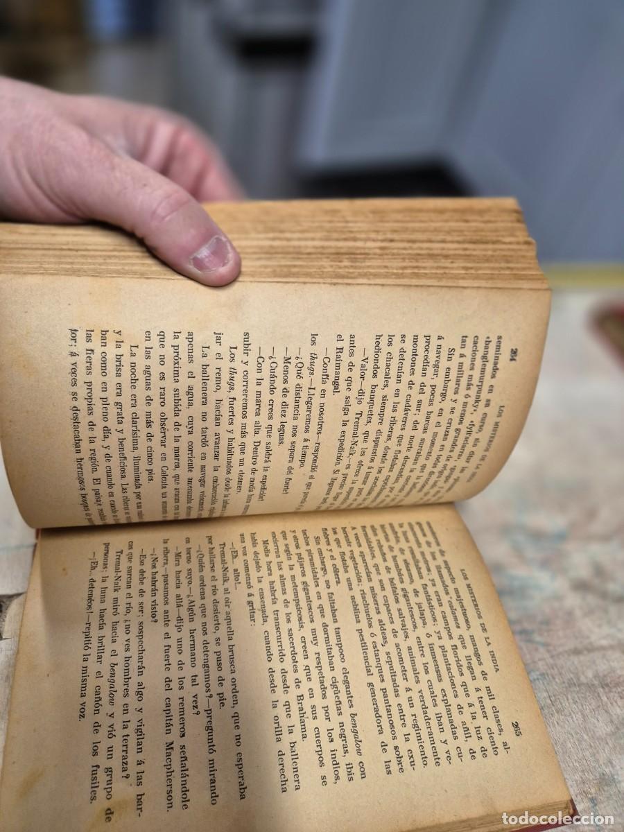 Libros de segunda mano: Libro encuadernado los misterios de la India 1911 - Foto 6