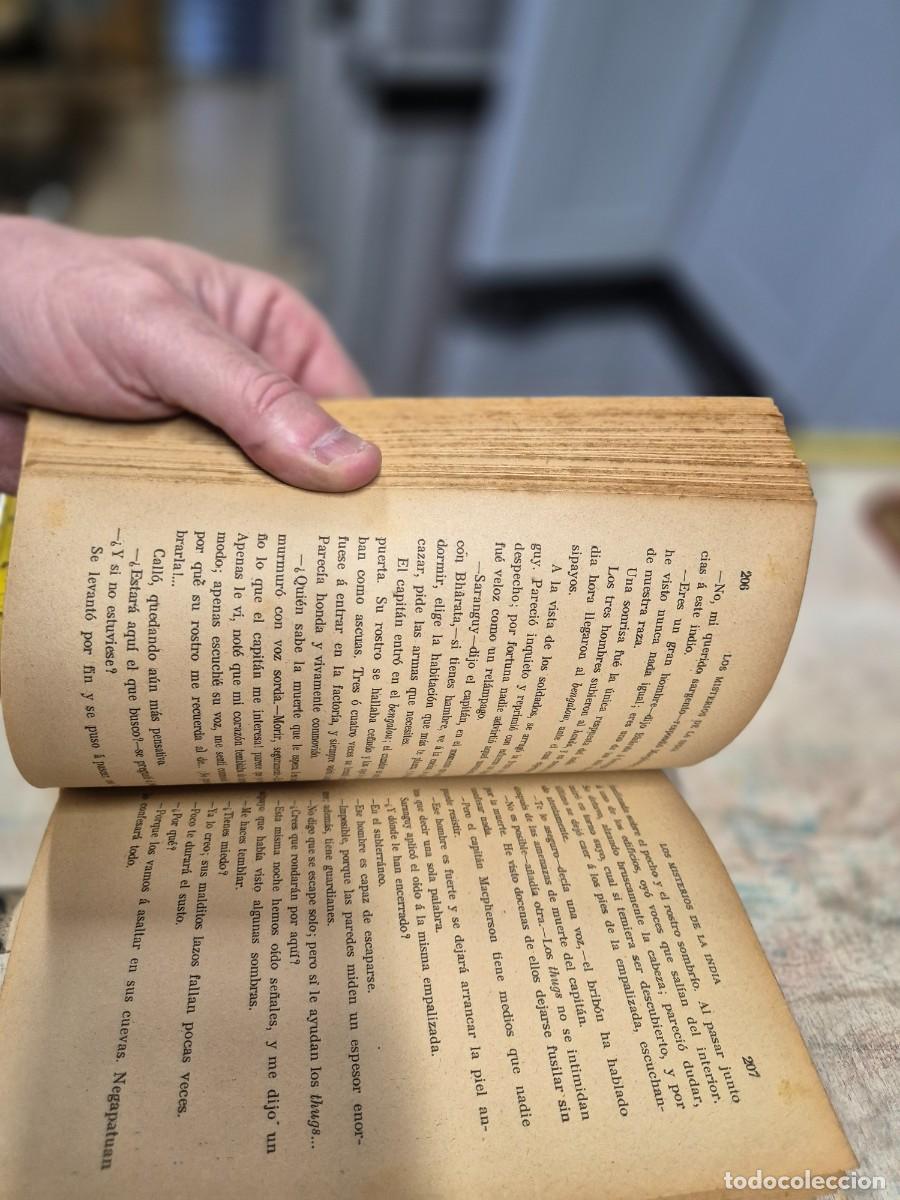 Libros de segunda mano: Libro encuadernado los misterios de la India 1911 - Foto 7