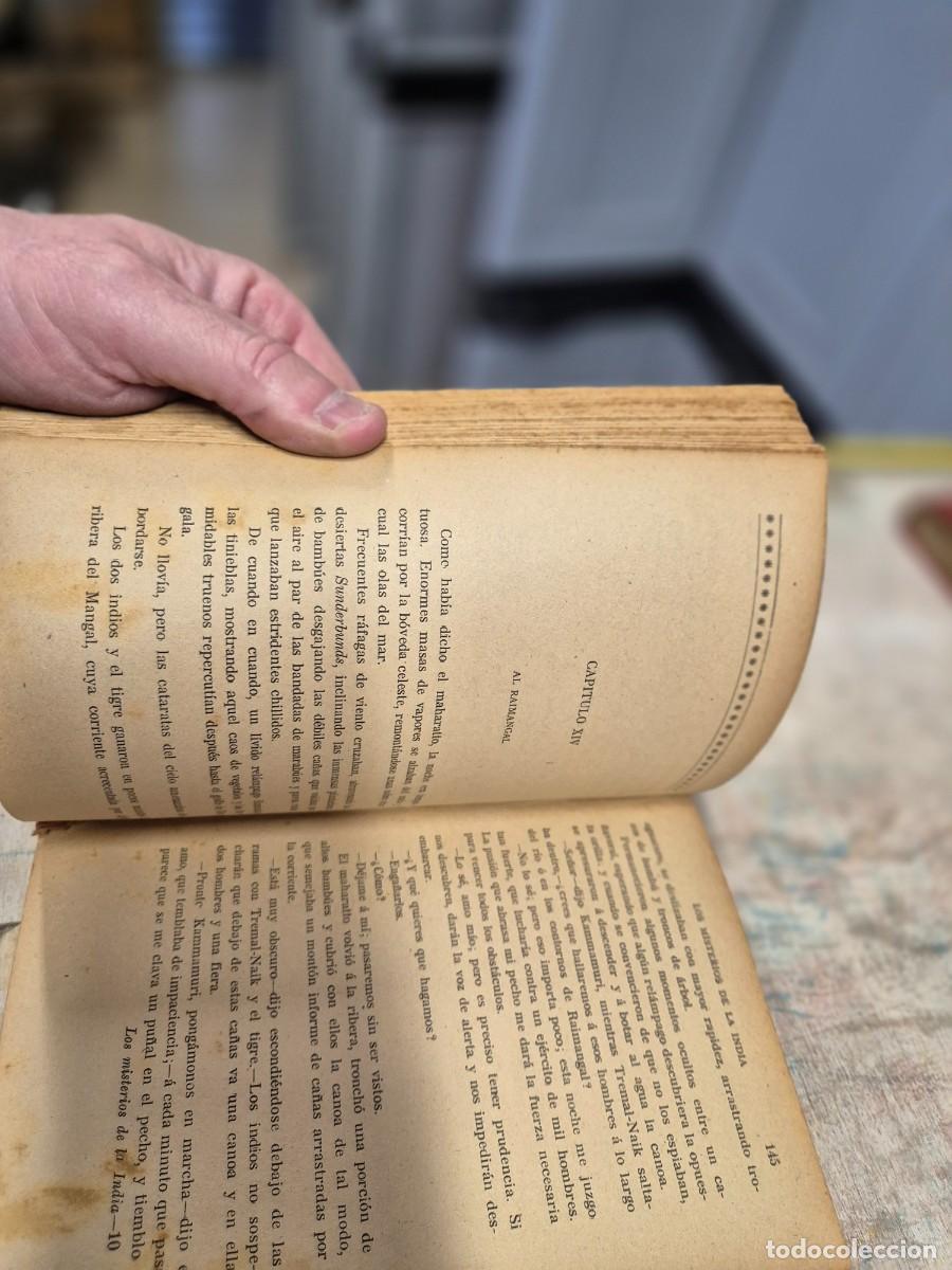 Libros de segunda mano: Libro encuadernado los misterios de la India 1911 - Foto 8