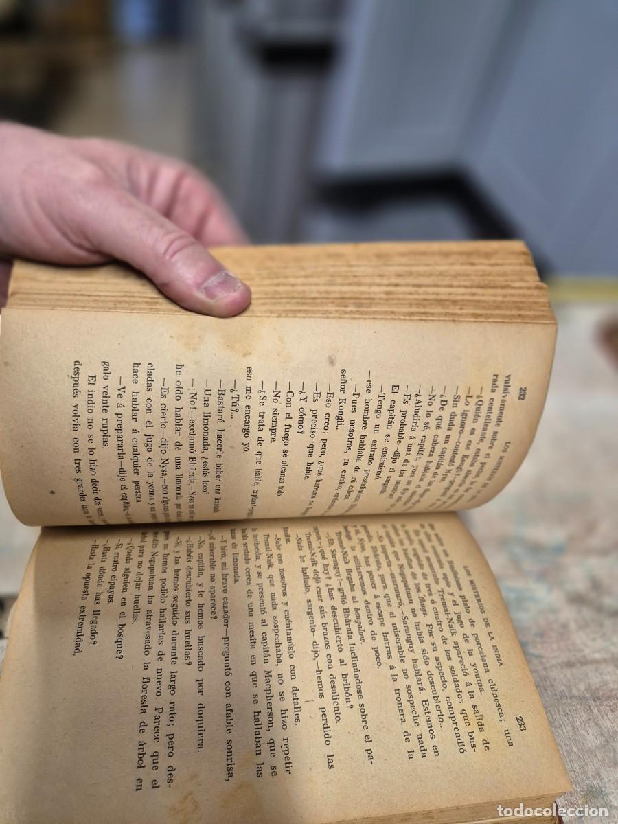 Libros de segunda mano: Libro encuadernado los misterios de la India 1911 - Foto 9