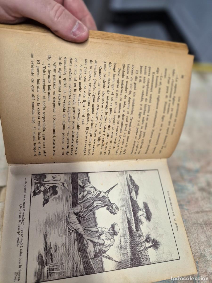 Libros de segunda mano: Libro encuadernado los misterios de la India 1911 - Foto 10