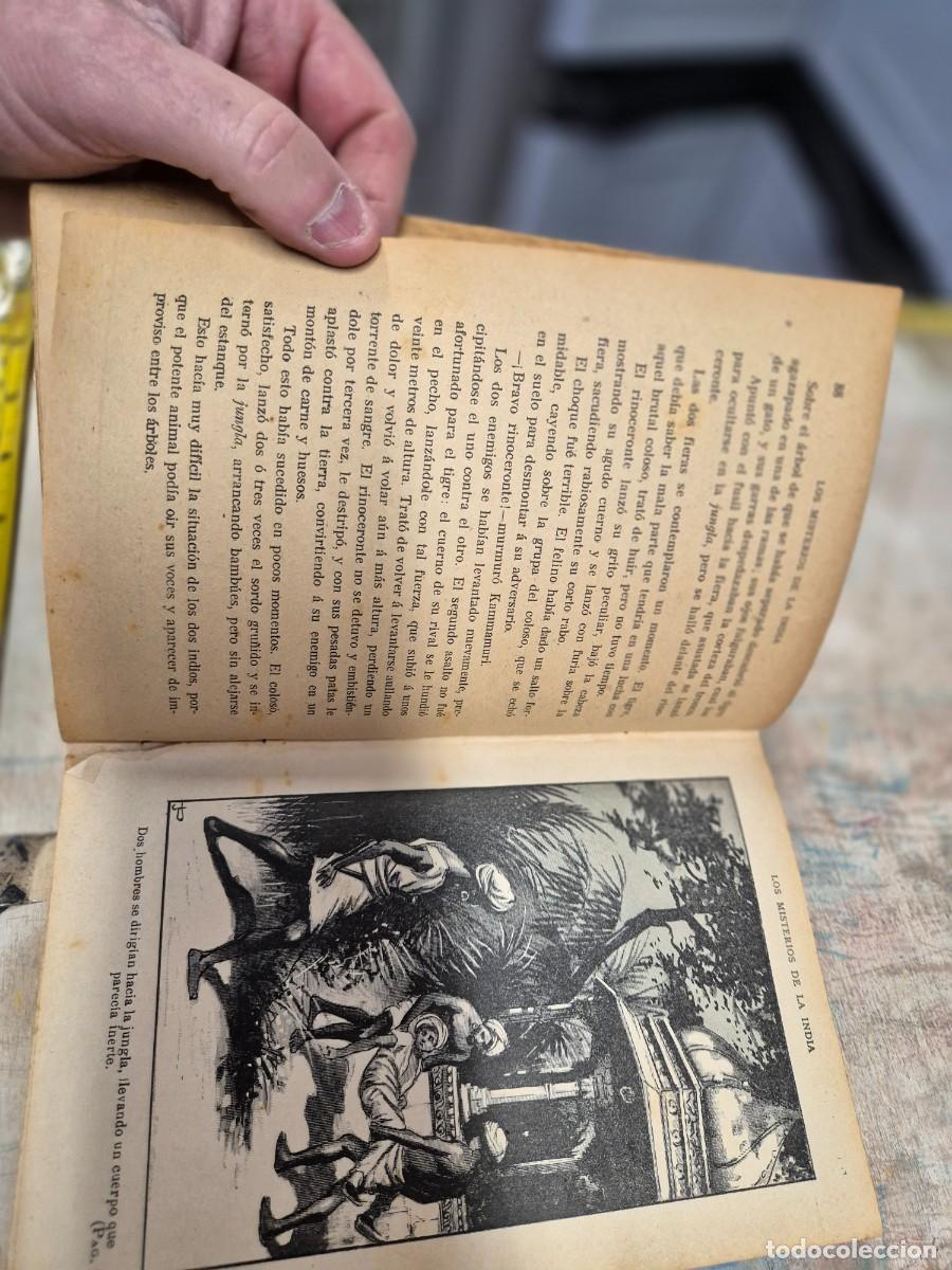Libros de segunda mano: Libro encuadernado los misterios de la India 1911 - Foto 11