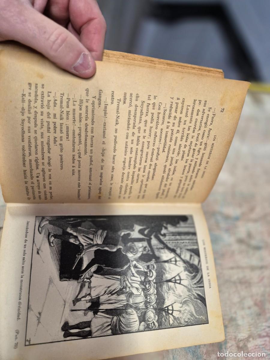 Libros de segunda mano: Libro encuadernado los misterios de la India 1911 - Foto 13