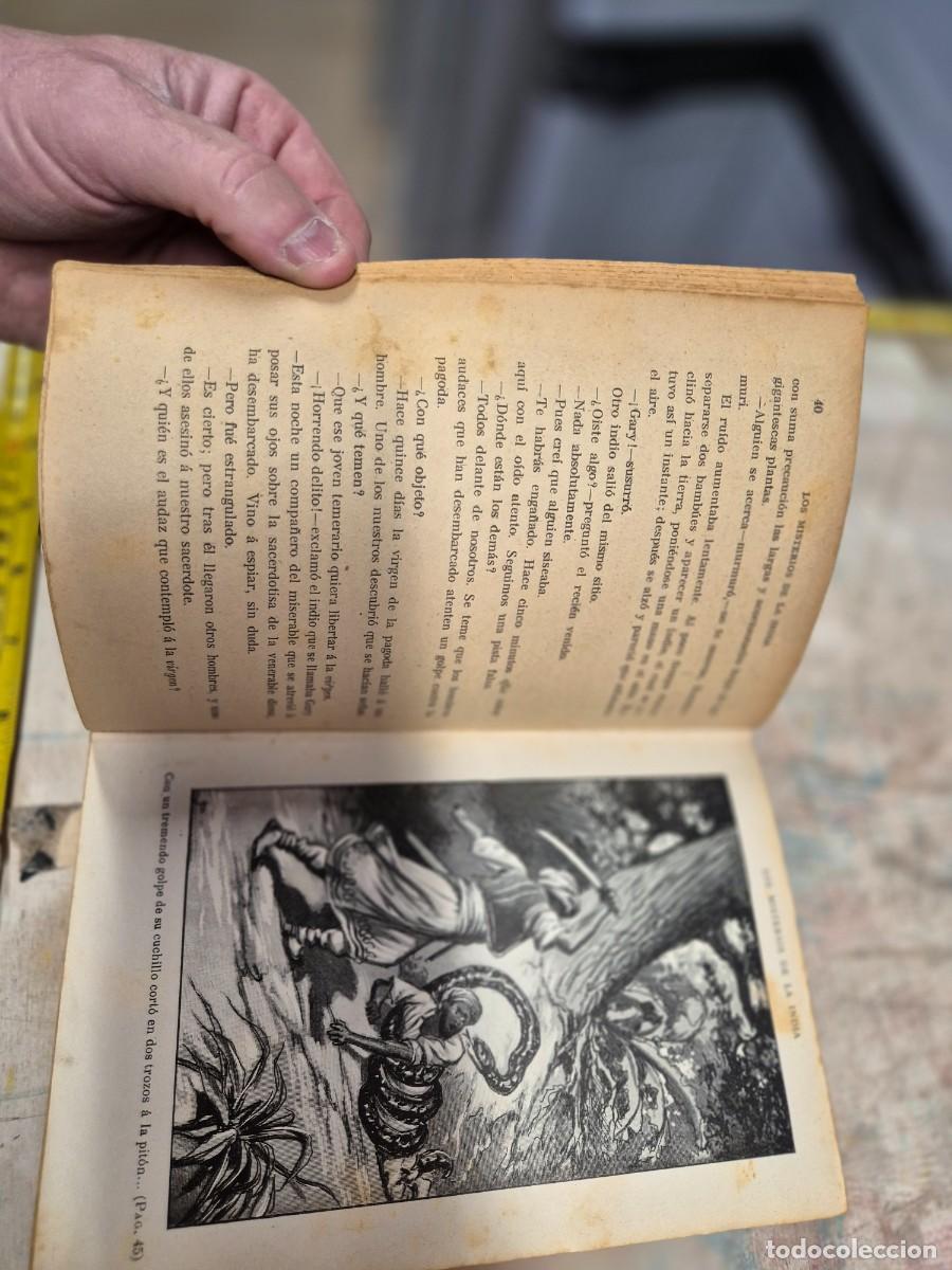 Libros de segunda mano: Libro encuadernado los misterios de la India 1911 - Foto 14
