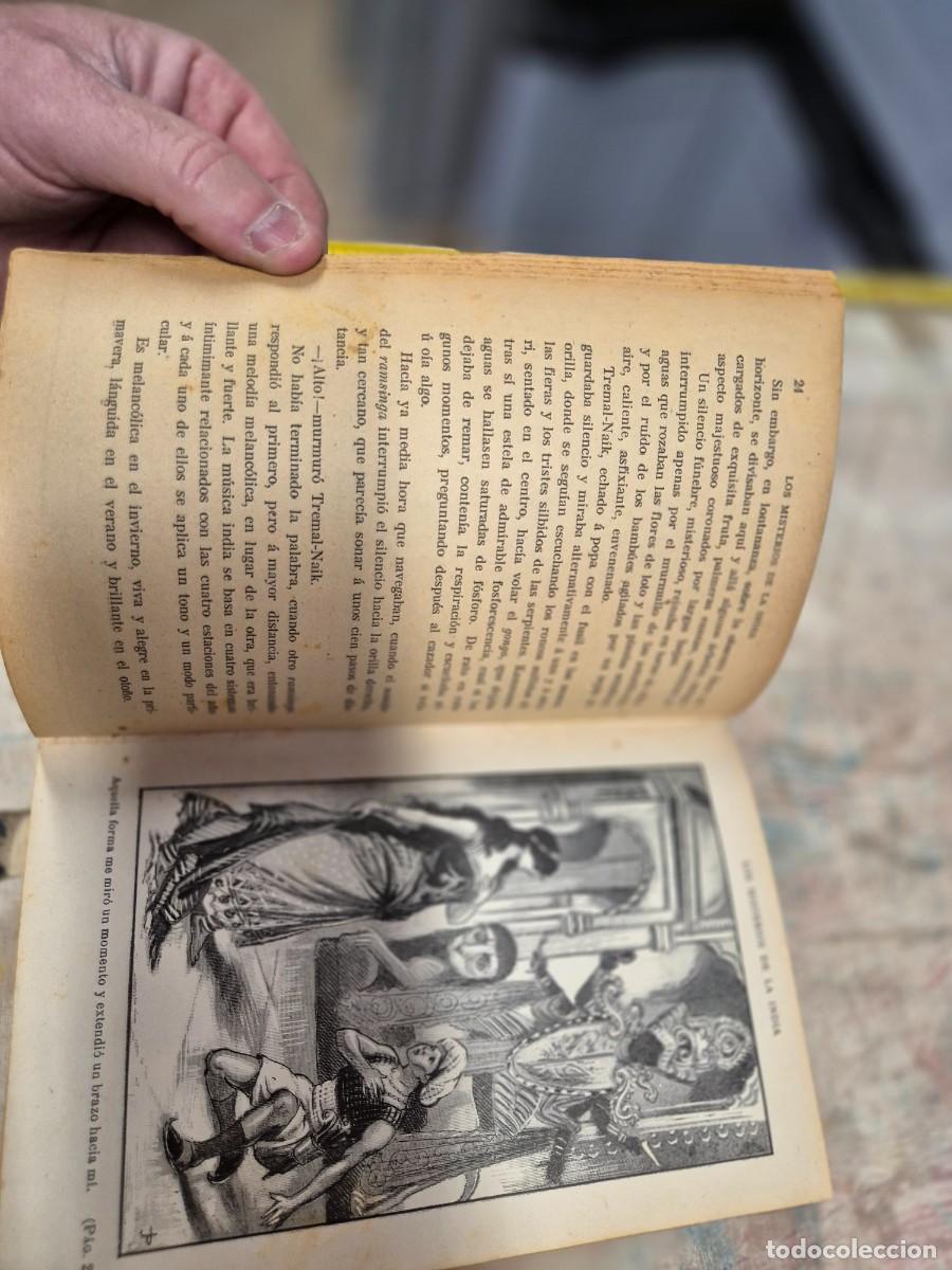 Libros de segunda mano: Libro encuadernado los misterios de la India 1911 - Foto 15