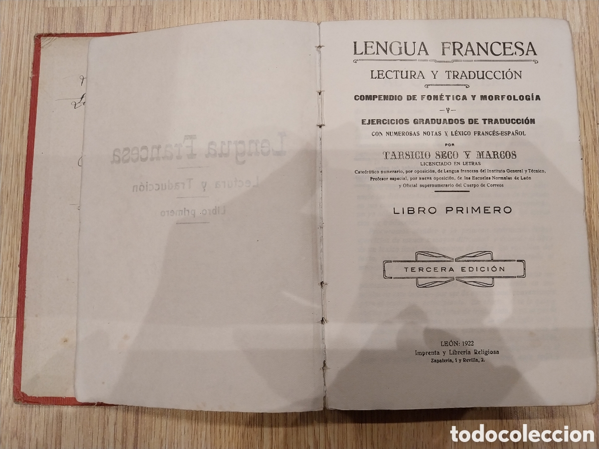 Libros de segunda mano: Lote Antiguos libros Lengua Francesa - Foto 5