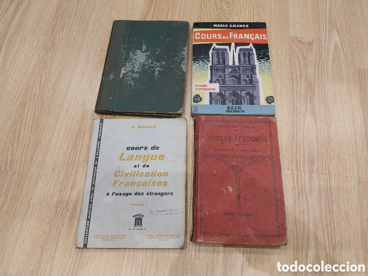 Libros de segunda mano: Lote Antiguos libros Lengua Francesa - Foto 1