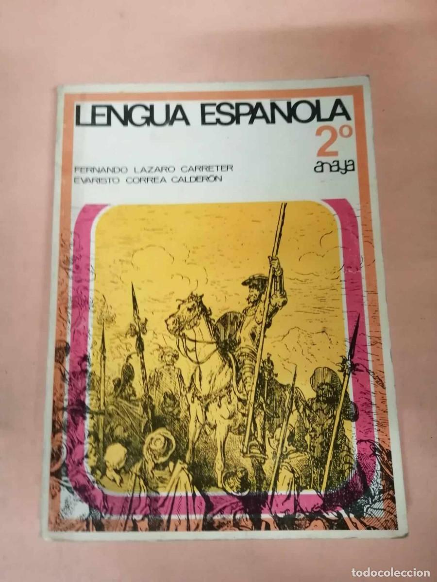 Libros de segunda mano: LENGUA ESPA&Ntilde;OLA 2&ordm; CURSO. ANAYA - Foto 1