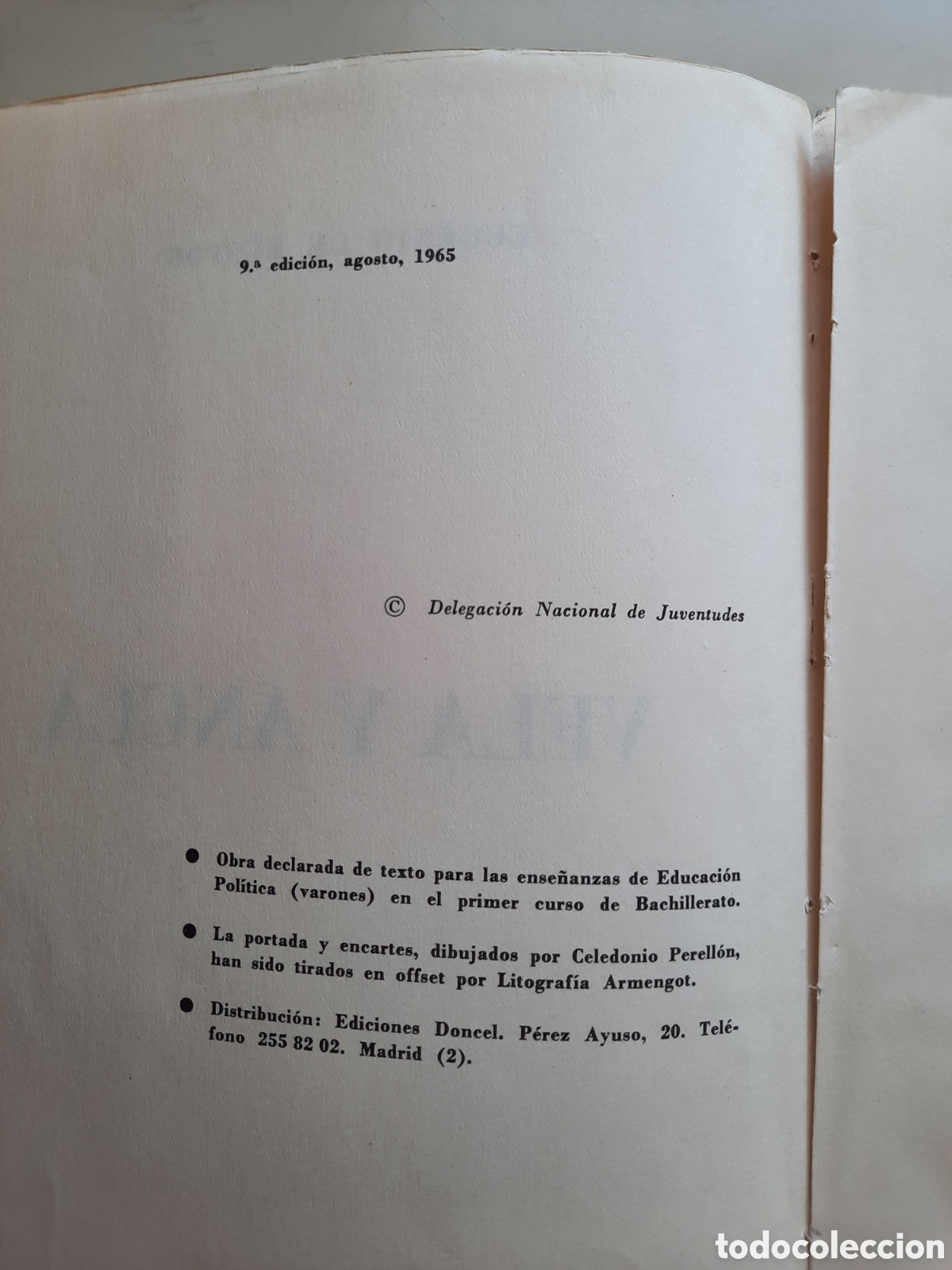 Libros de segunda mano: Libro Vela y ancla, Eugenio de Bustos, Madrid, 1965 - Foto 4