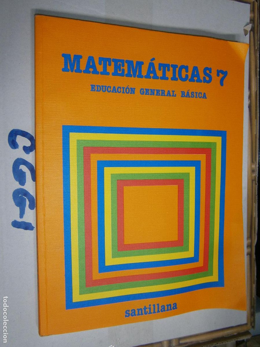 Libros de segunda mano: ANTIGUO LIBRO DE TEXTO - MATEMATICAS 7&ordm; EGB - Foto 1