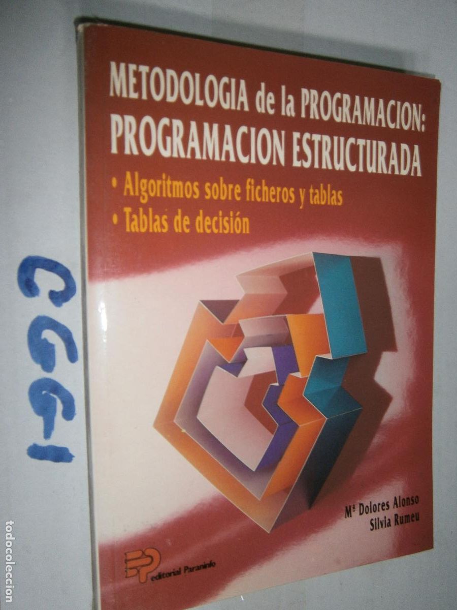 Libros de segunda mano: ANTIGUO LIBRO DE TEXTO - METODOLOGIA DE LA PROGRAMACION: PROGRAMACION ESTRUCTURADA - Foto 1