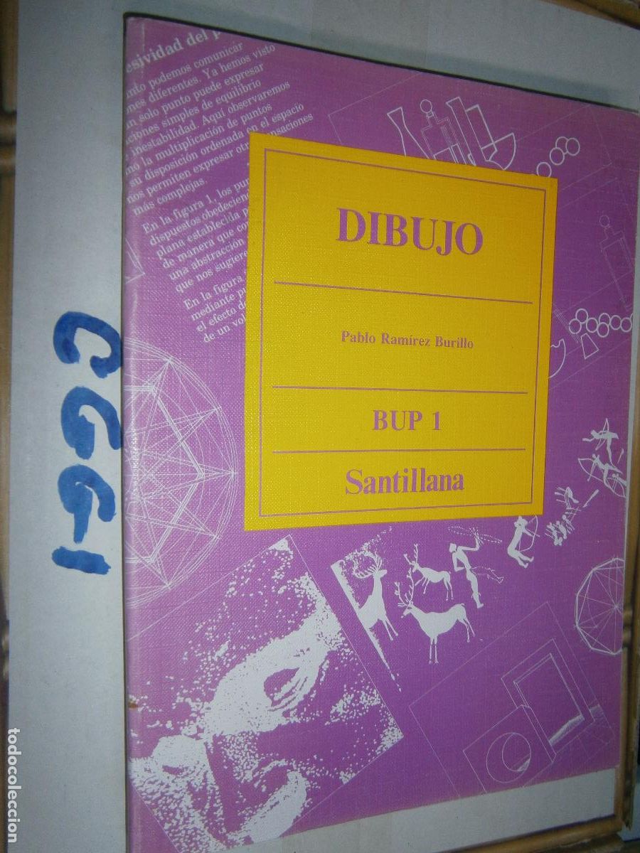 Libros de segunda mano: ANTIGUO LIBRO DE TEXTO - DIBUJO 1&ordm; BUP - Foto 1