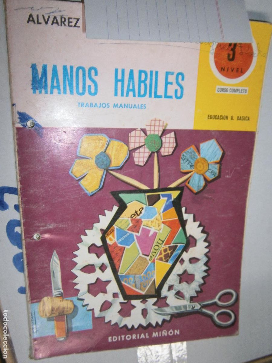 Libros de segunda mano: ANTIGUO LIBRO DE TEXTO - MANOS HABILES 3&ordm; - Foto 1