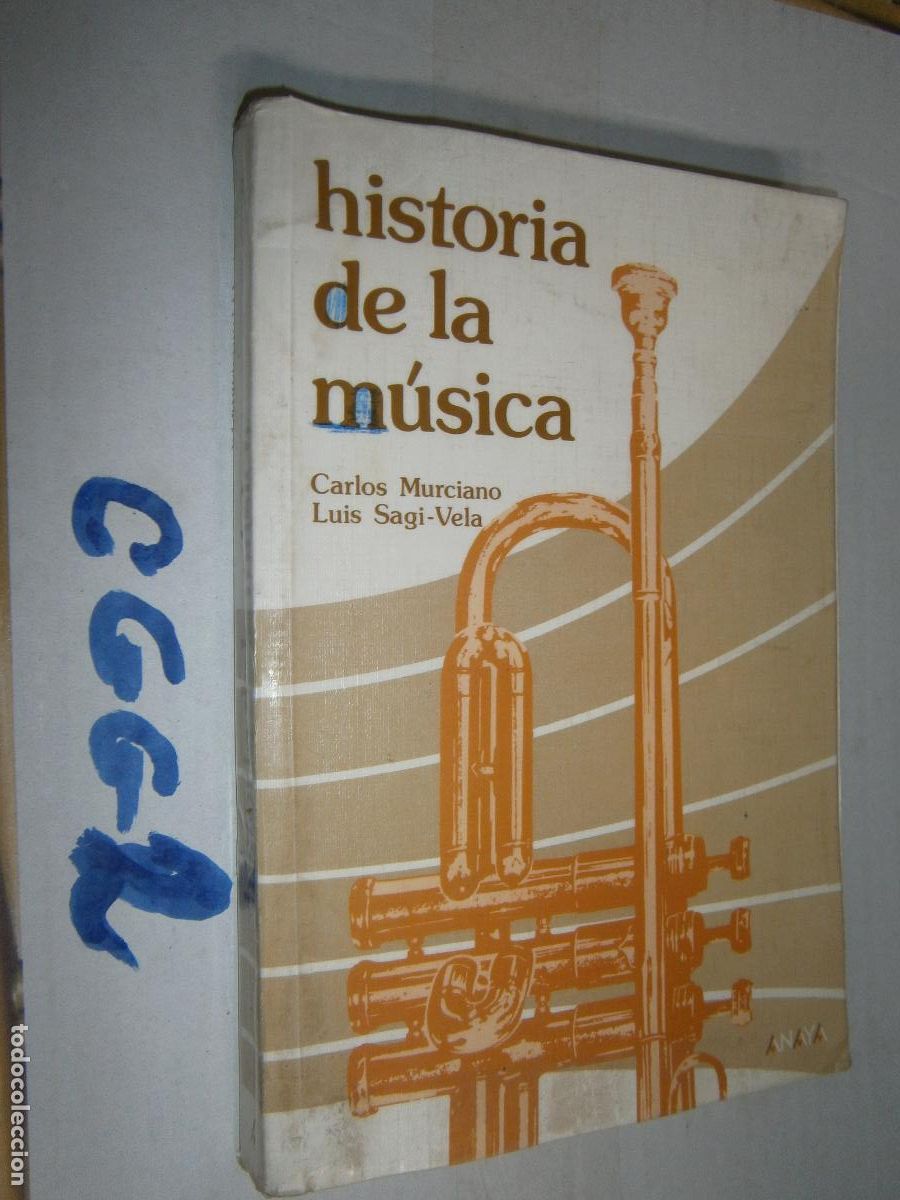 Libros de segunda mano: ANTIGUO LIBRO DE TEXTO - HISTORIA DE LA MUSICA - Foto 1