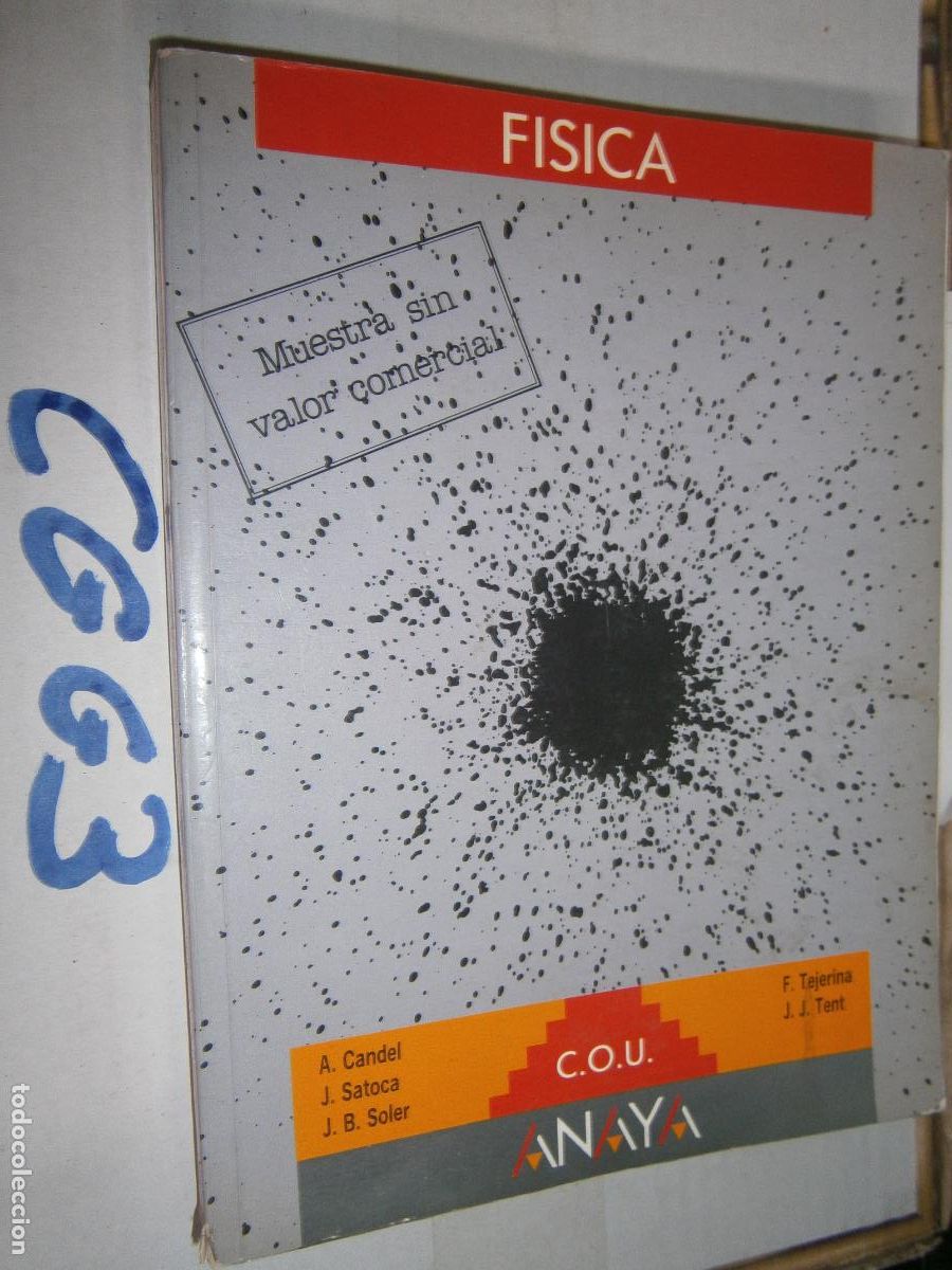 Libros de segunda mano: ANTIGUO LIBRO DE TEXTO - FISICA COU - Foto 1