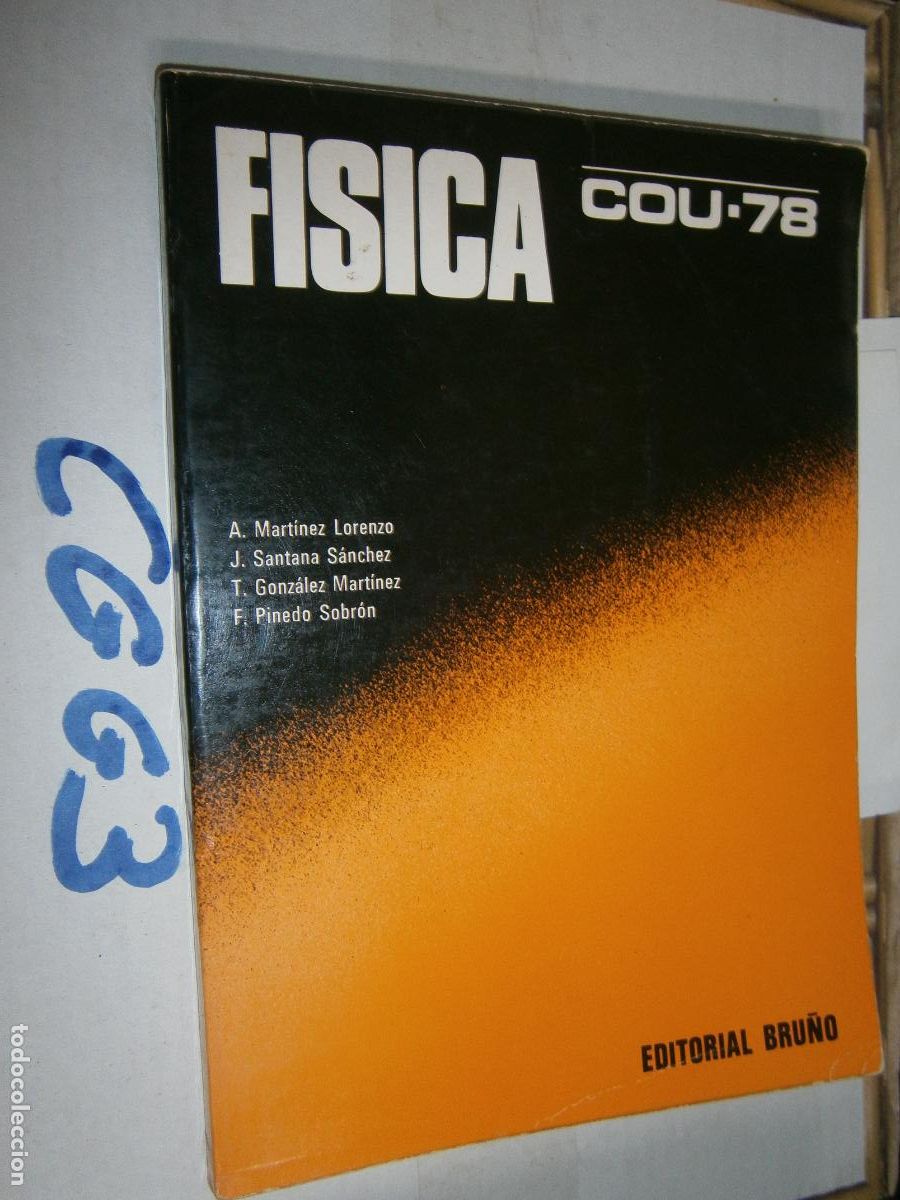 Libros de segunda mano: ANTIGUO LIBRO DE TEXTO - FISICA COU - Foto 1