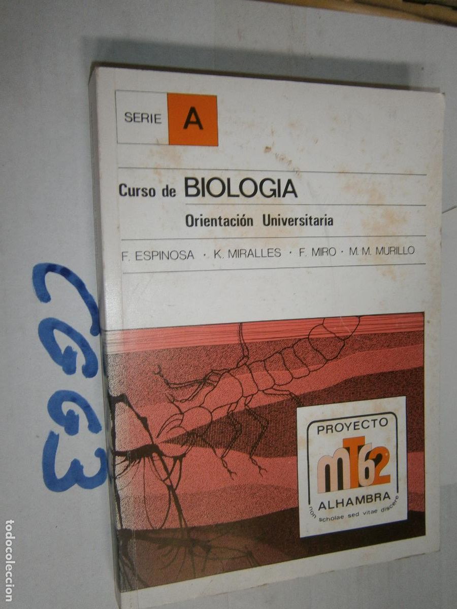 Libros de segunda mano: ANTIGUO LIBRO DE TEXTO - BIOLOGIA COU - Foto 1