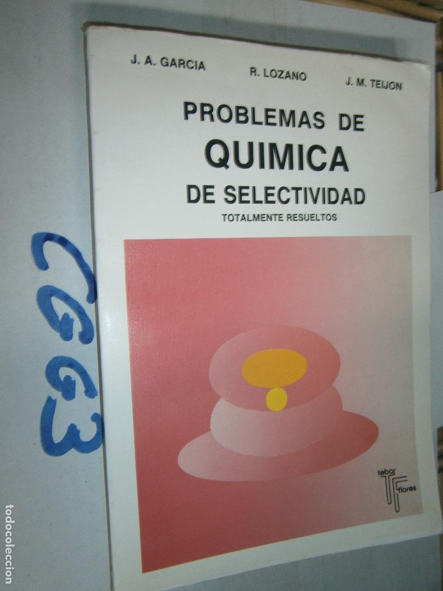 Libros de segunda mano: ANTIGUO LIBRO DE TEXTO - PROBLEMAS DE QUIMICA DE SELECTIVIDAD - Foto 1