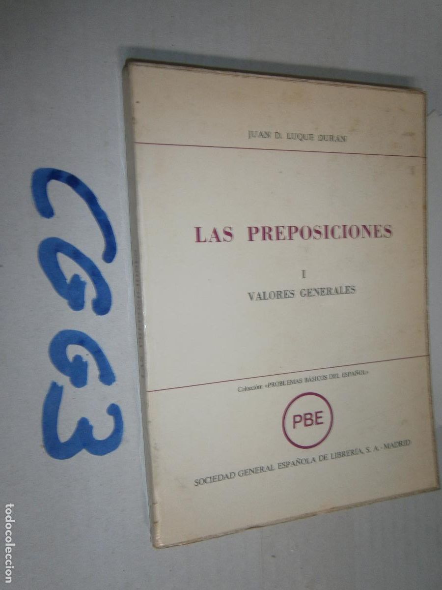 Libros de segunda mano: ANTIGUO LIBRO DE TEXTO - LAS PREPOSICIONES - Foto 1