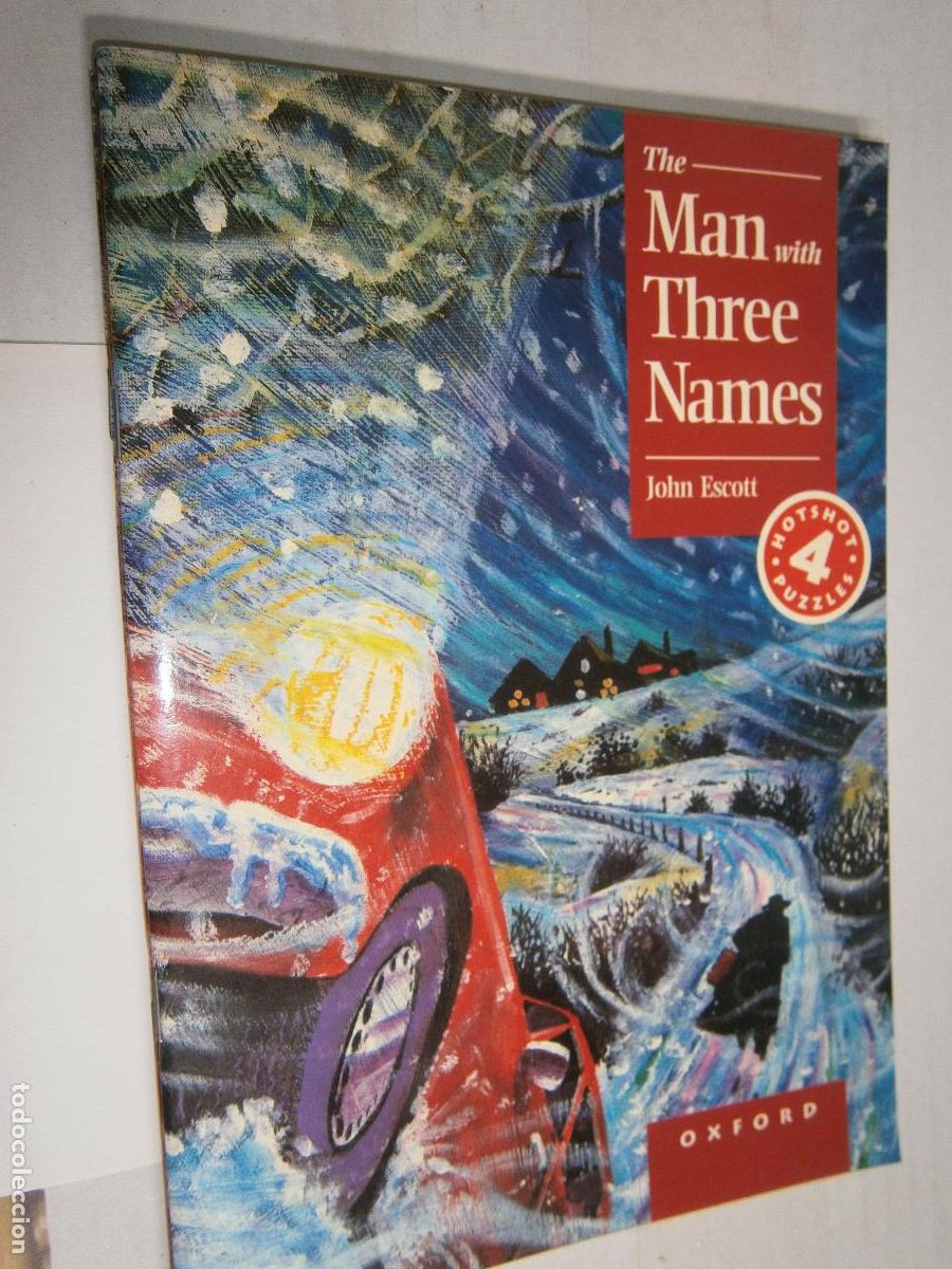 Second hand books: ANTIGUO LIBRO DE LECTURA EN INGLES - THE MAN WITH THREE NAMES - ENVIO GRATIS A ESPA&Ntilde;A