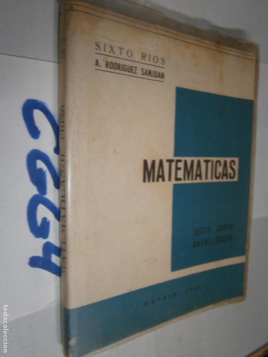 Libros de segunda mano: ANTIGUO LIBRO DE TEXTO - MATEMATICAS 6&ordm; CURSO - Foto 1