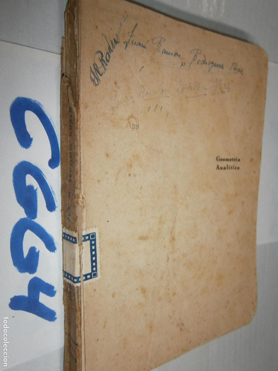 Libros de segunda mano: ANTIGUO LIBRO DE TEXTO - GEOMETRIA ANALITICA - Foto 1