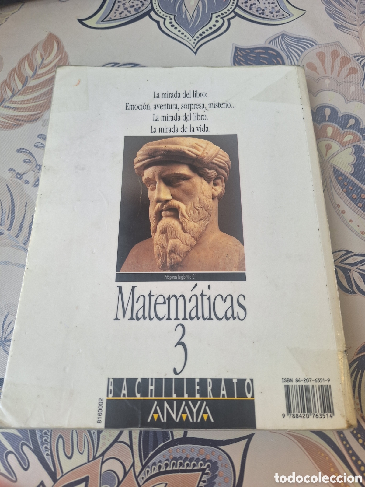 Libros de segunda mano: Matem&aacute;ticas 3 BUP Anaya 1995 - Foto 2