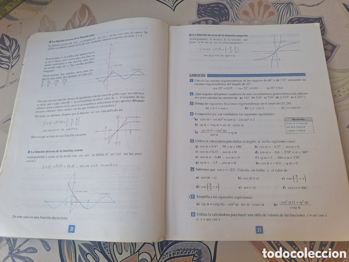 Libros de segunda mano: Matem&aacute;ticas 3 BUP Anaya 1995 - Foto 7