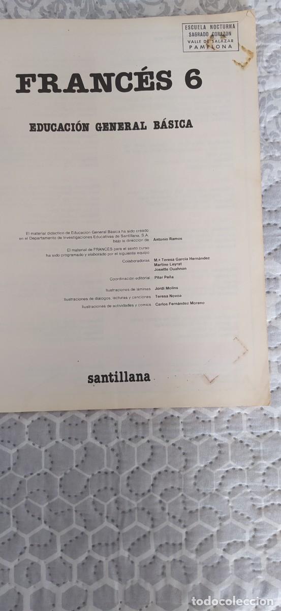 Libros de segunda mano: FRANC&Eacute;S 6 SANTILLANA - Foto 2