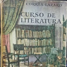 Libros de segunda mano: CURSO DE LITERATURA, DE CORREA-LAZARO