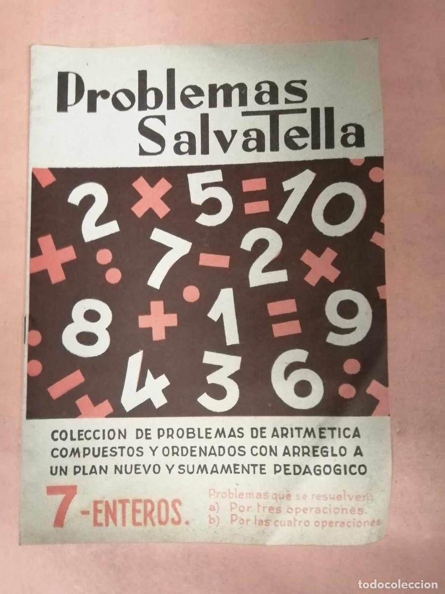 Libros de segunda mano: CUADERNO DE PROBLEMAS SALVATELLA. 7 ENTEROS - Foto 1