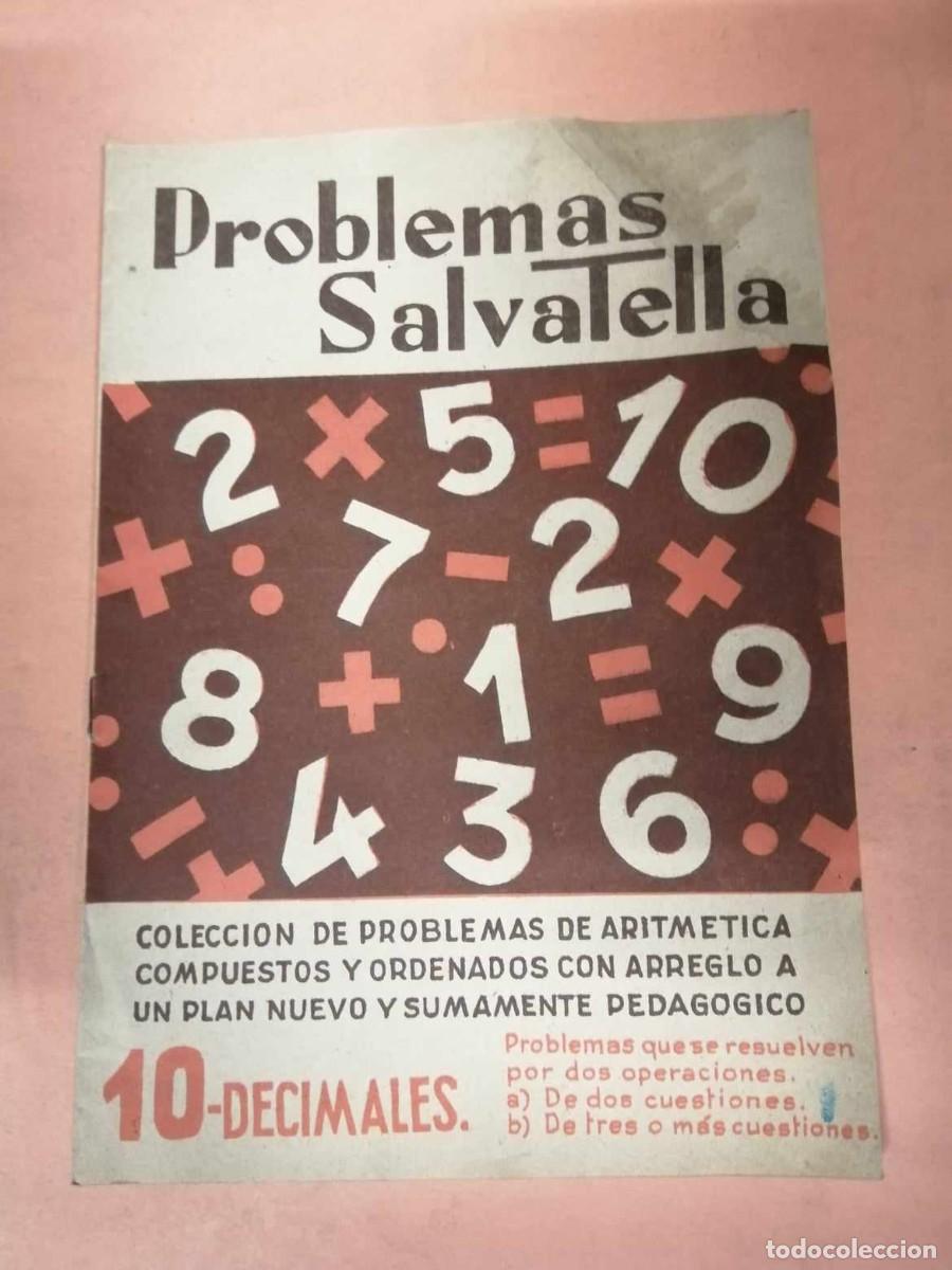 Libros de segunda mano: CUADERNO DE PROBLEMAS SALVATELLA. 10 DECIMALES - Foto 1