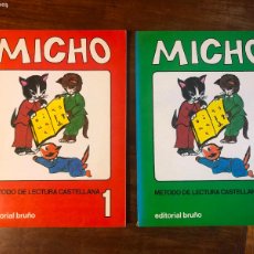 Libros de segunda mano: MICHO. MÉTODO DE LECTURA CASTELLANA. TOMOS 1 Y 2, 1983
