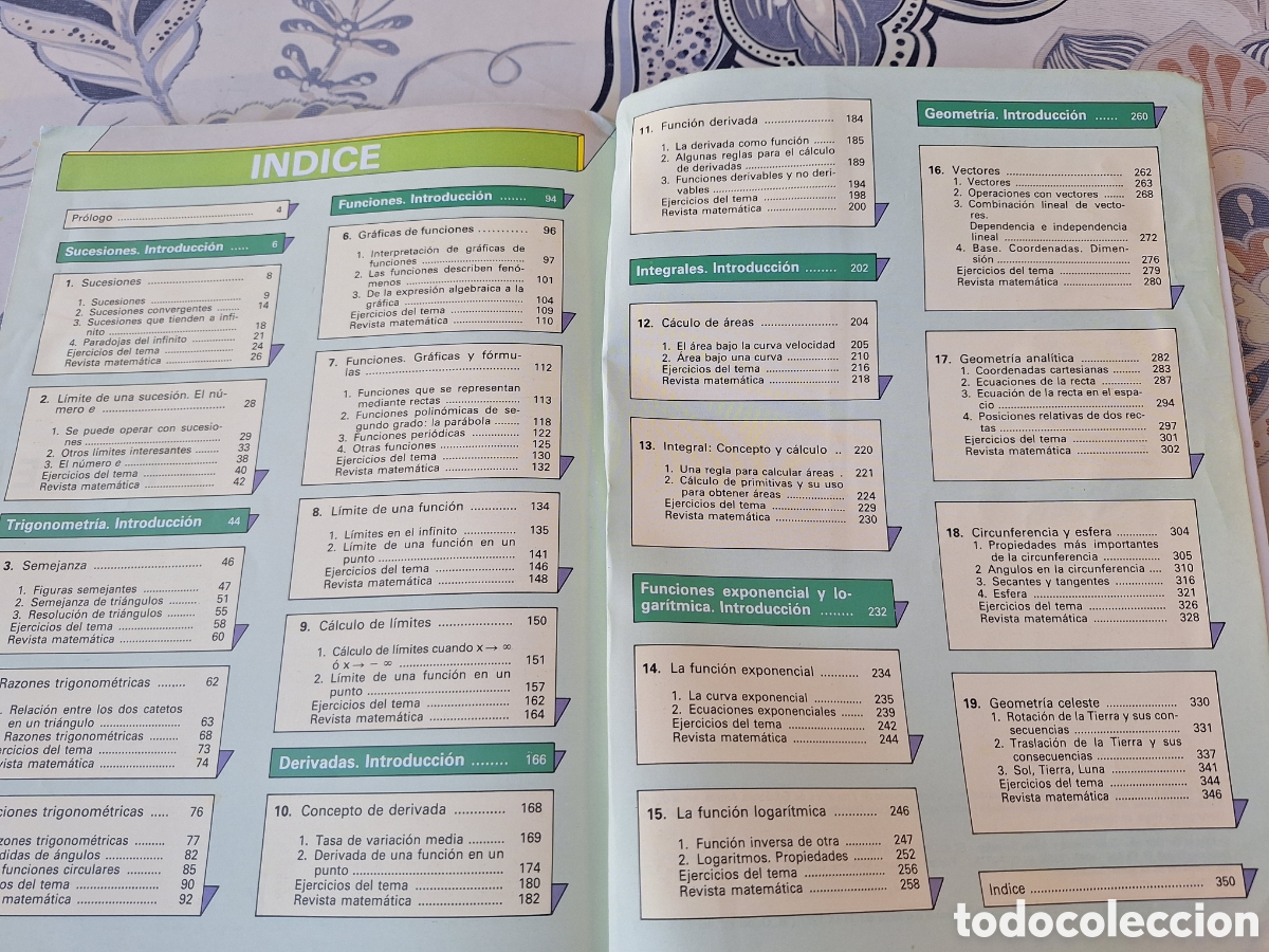 Libros de segunda mano: Matem&aacute;ticas Bachillerato 2 Anaya BUP 1988 - Foto 10