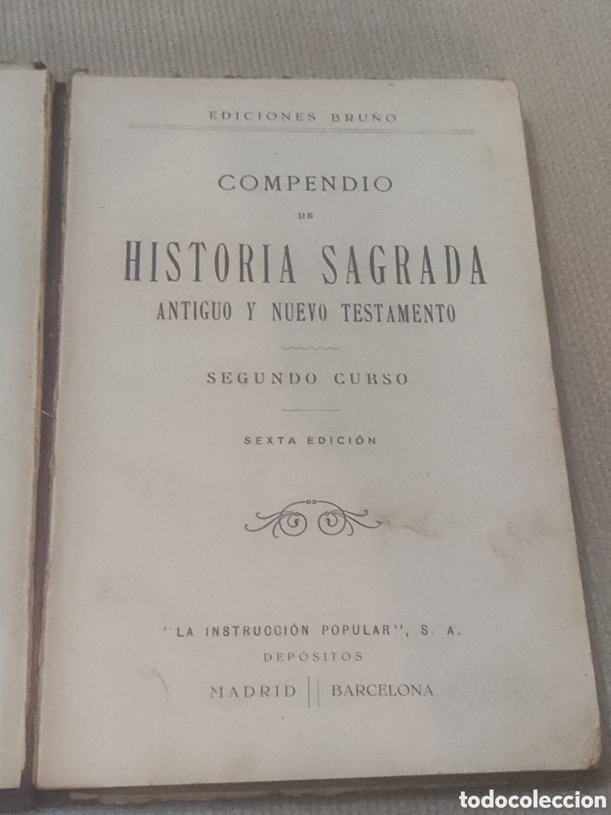 Libros de segunda mano: Historia Sagrada. Antiguo y Nuevo Testamento. - Foto 2