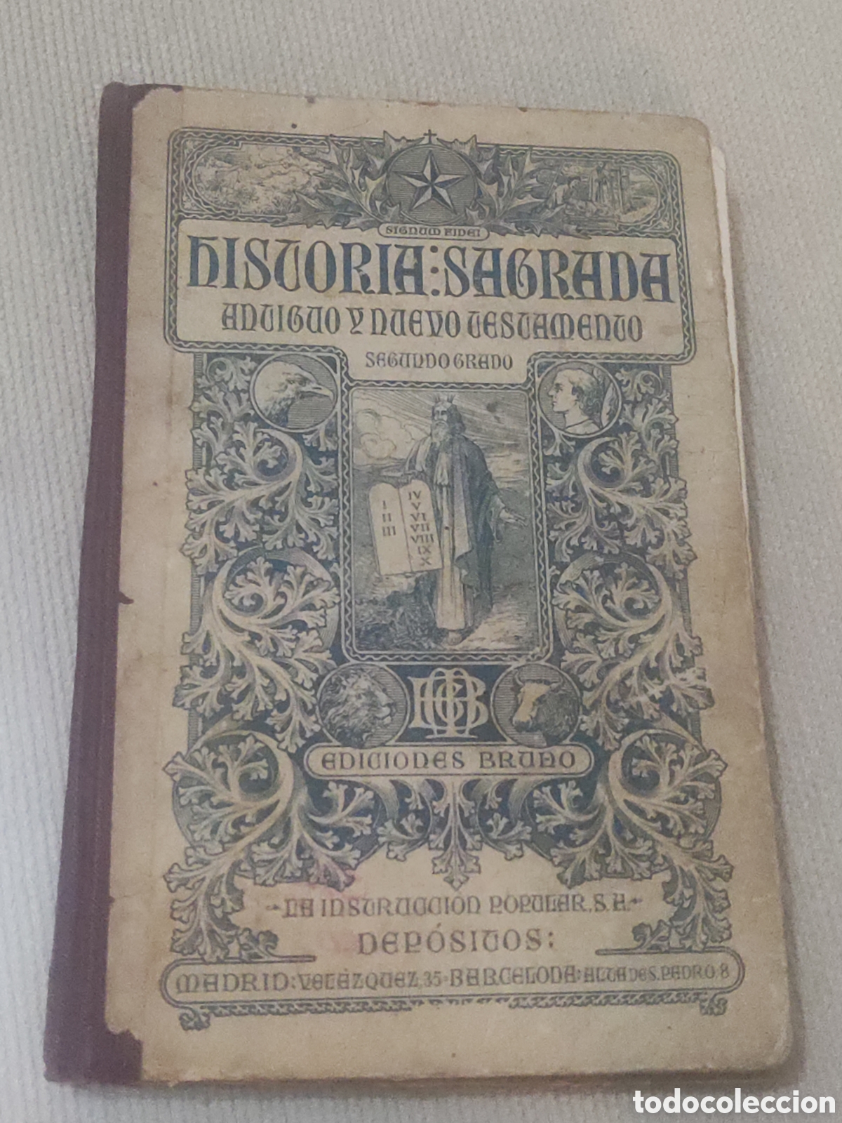 Libros de segunda mano: Historia Sagrada. Antiguo y Nuevo Testamento. - Foto 1