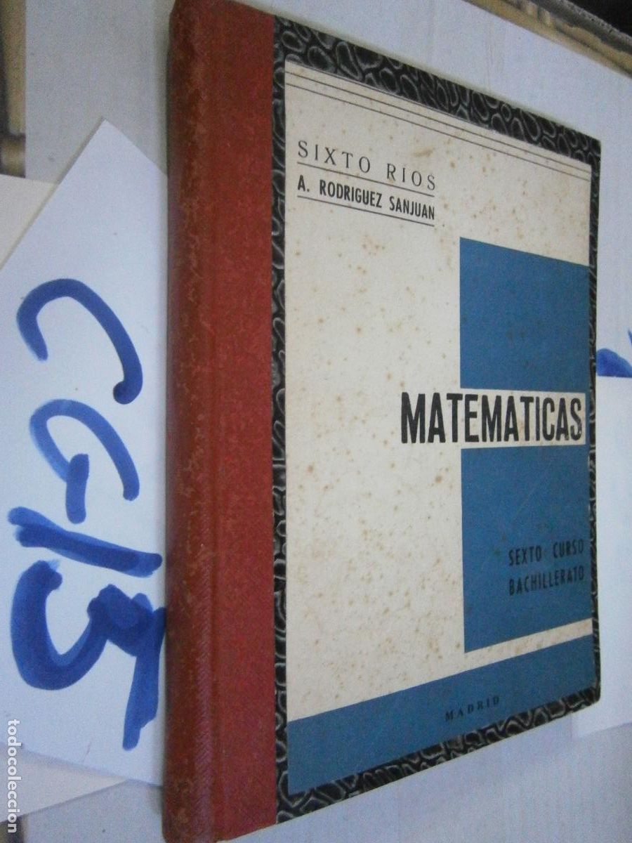 Libros de segunda mano: ANTIGUO LIBRO DE TEXTO - MATEMATICAS 6&ordm; CURSO - Foto 1