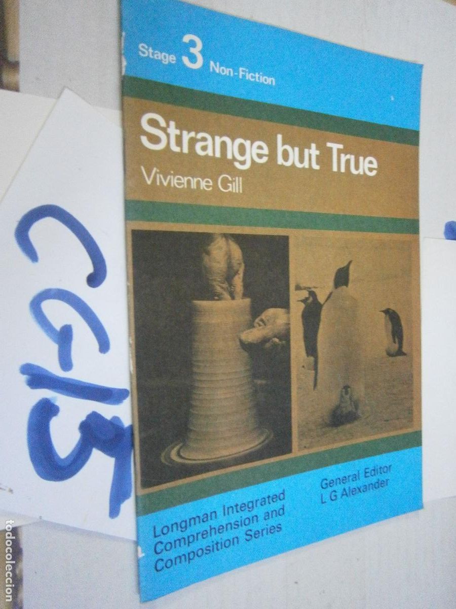 Libros de segunda mano: ANTIGUO LIBRO DE TEXTO - INGLES - STRANGE BUT TRUE - Foto 1