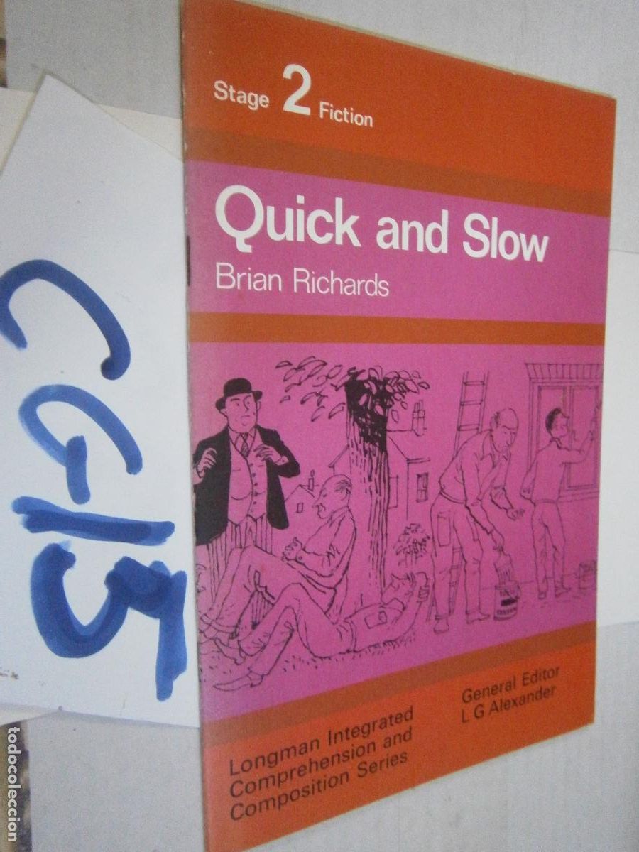 Libros de segunda mano: ANTIGUO LIBRO DE TEXTO - INGLES - QUICK AND SLOW - Foto 1