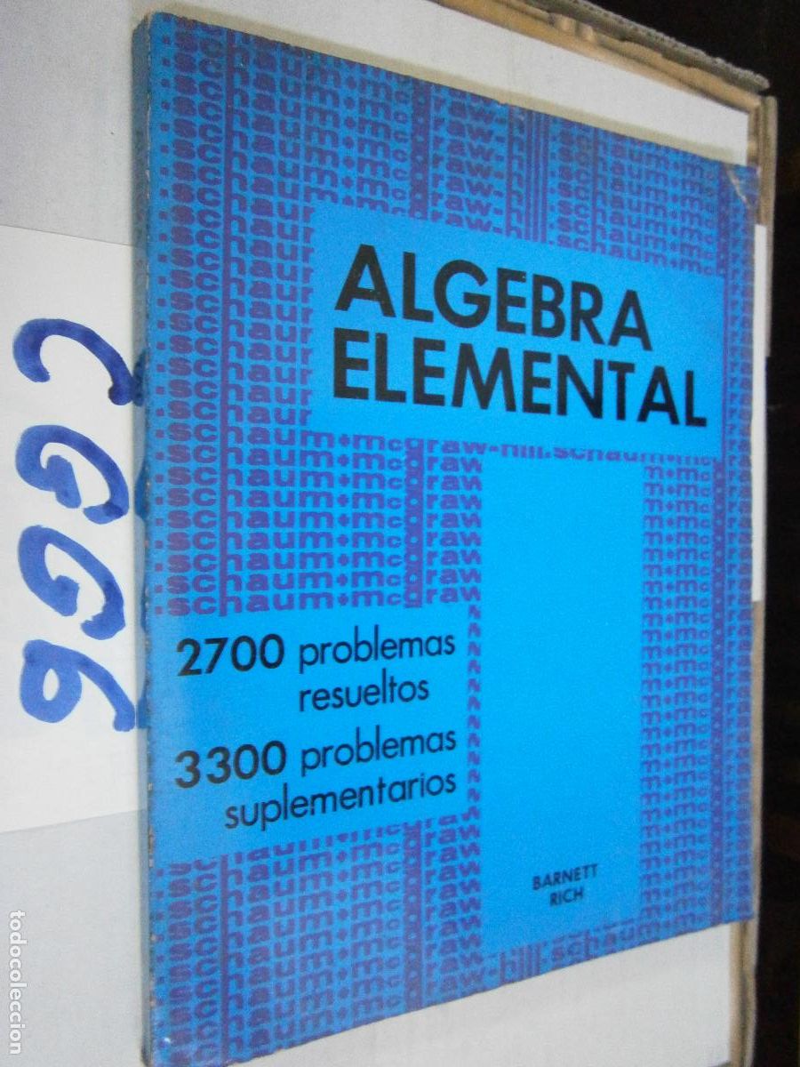 Libros de segunda mano: ANTIGUO LIBRO DE TEXTO - ALGEBRA ELEMENTAL - Foto 1