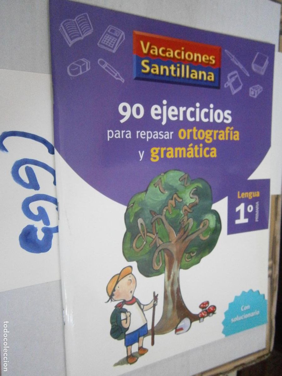 Libros de segunda mano: ANTIGUO LIBRO DE TEXTO - 90 EJERCICIOS PARA REPASAR ORTOGRAFIA Y GRAMATICA - Foto 1
