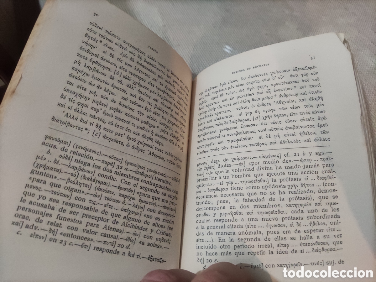 Libros de segunda mano: Defensa de S&oacute;crates. - Foto 4