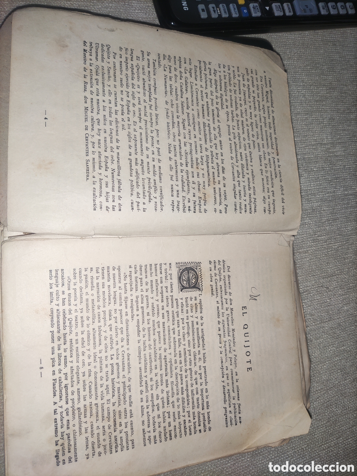 Libros de segunda mano: El Quijote. Edici&oacute;n Escolar. - Foto 5