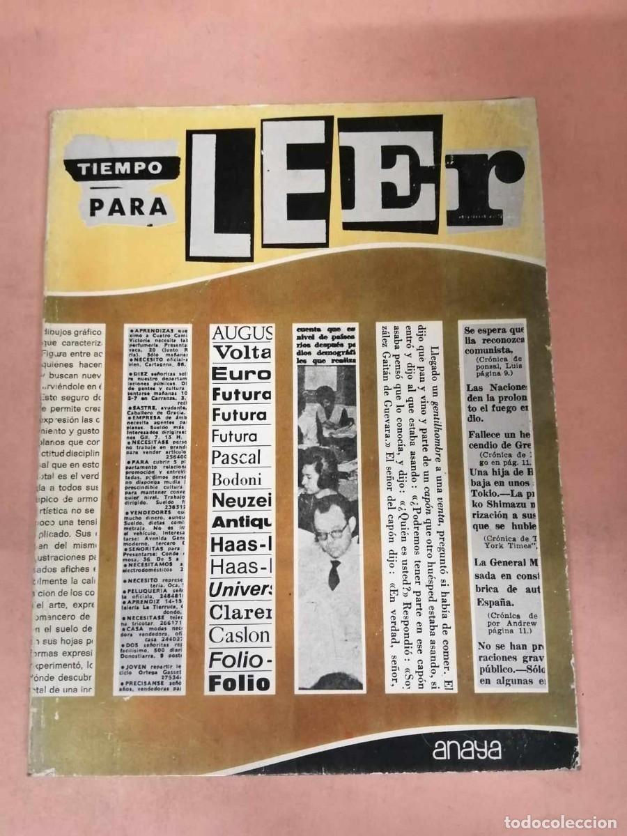Libros de segunda mano: TIEMPO PARA LEER (ANAYA) - Foto 1