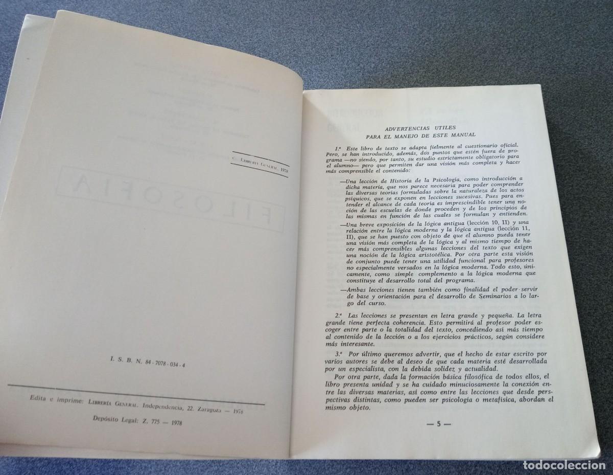 Libros de segunda mano: Filosof&iacute;a 3&ordm; Bachillerato - Foto 5
