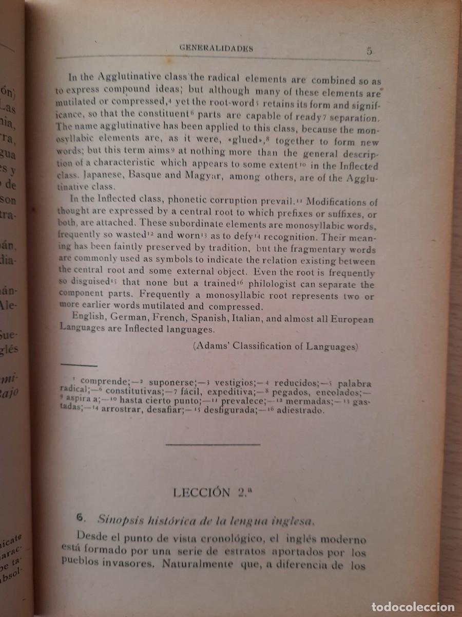 Libros de segunda mano: LIBRO. Gram&aacute;tica inglesa. Joaqu&iacute;n Verdaguer Travesi. 1939 - Foto 3