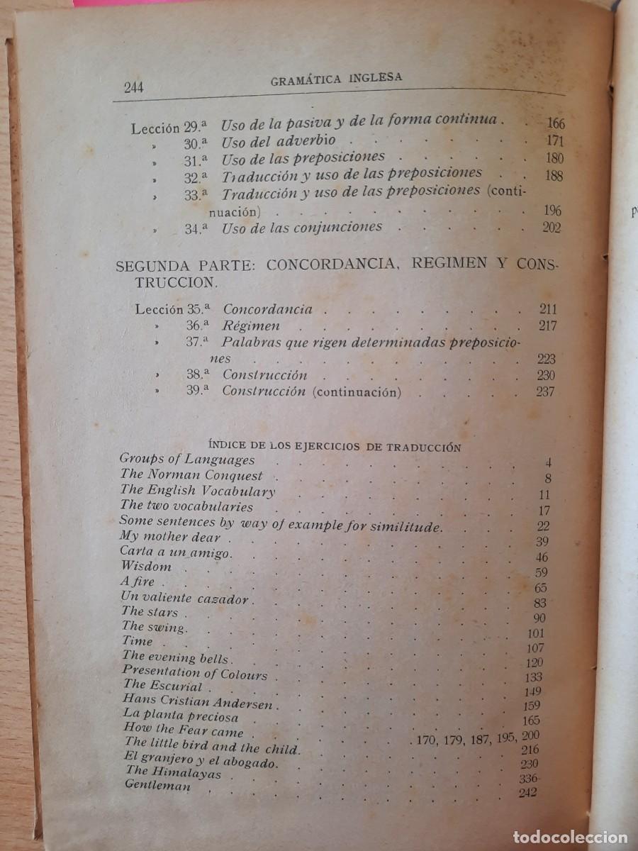 Libros de segunda mano: LIBRO. Gram&aacute;tica inglesa. Joaqu&iacute;n Verdaguer Travesi. 1939 - Foto 5